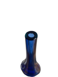 Murano Sommerso Glas Vase, blau