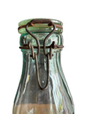 Französische Bügel Konserven Glas Flasche, grün