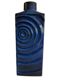 Steuer ‚Zyklon‘ Vase, dunkelblau