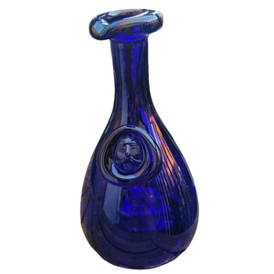 Holmegaard Glaskaraffe "wikinger", blau