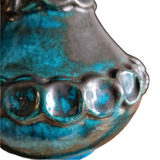 1005/22 vintage Walter Gerhards Vase, türkis
