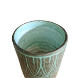 Clemens & Huhn Cylinder Vase, grün