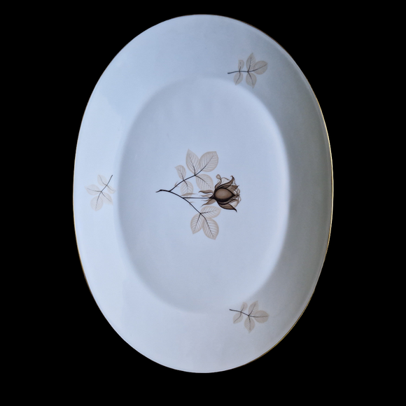 Rosenthal Schattenrose Servierplatte 38 x 28 cm