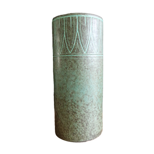 Clemens & Huhn Cylinder Vase, grün 