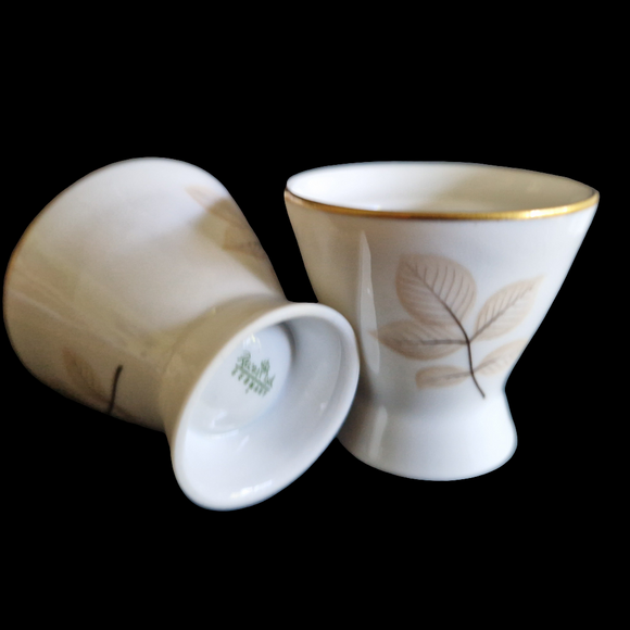 Rosenthal Schattenrose Eierbecher x 2