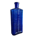 Giftflasche, England, blau, 17cm